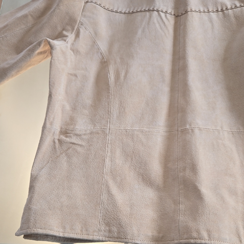 Ruff Hewn Women's Beige Utility Jacket - Picture 12 of 15